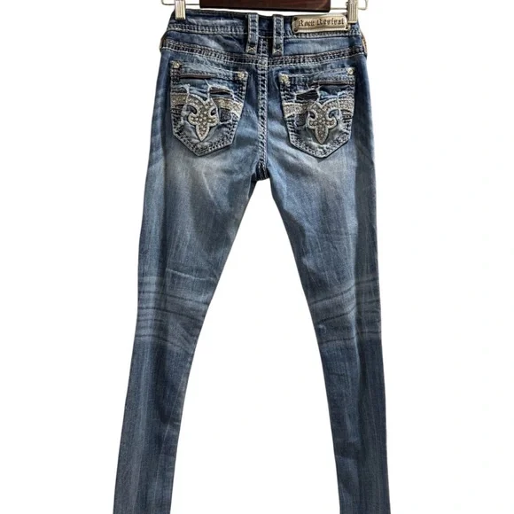 Rock Revival Nakita Distressed Embellished Jeans - Picture 6 of 10